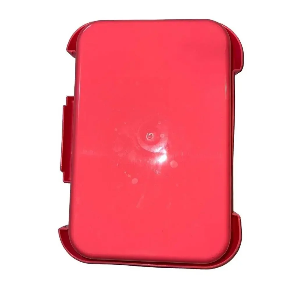 Your Zone Kids Pink Bento Box Plastic Lunch Container 4 Compartment